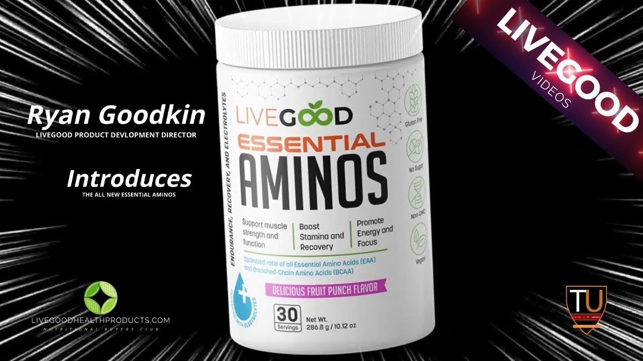 New LiveGood Aminos Announced by LiveGood Developer Of Product Ryan G